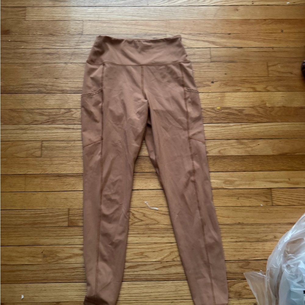 Women's Tan High-Waisted Pants